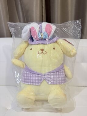 Sanrio® Pompompurin™ Jumbo 13.5-inch Plush Toy with Easter Bunny Ears